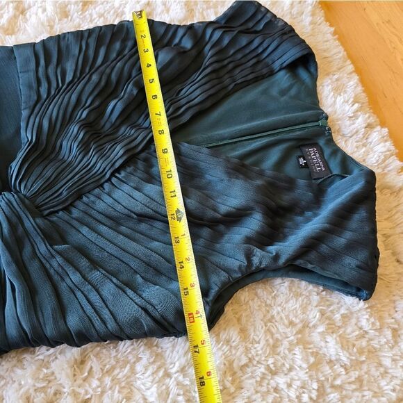ADRIANA PAPPEL Evening Womens Green Mini Drees Size 8 Glam, Formal - Picture 9 of 10